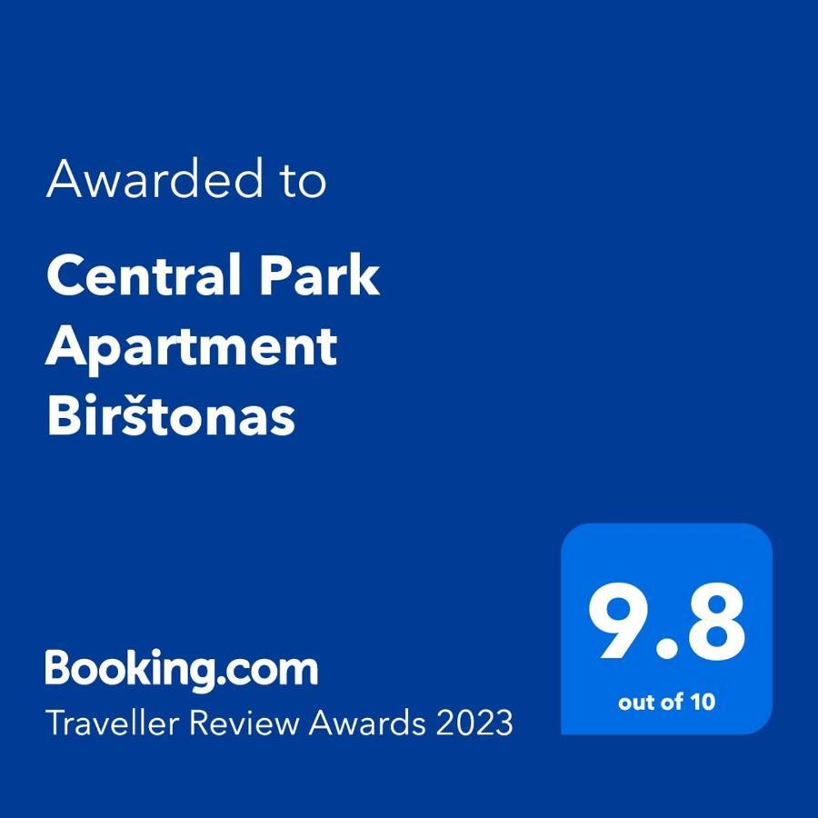 Central Park Apartment Birštonas Dış mekan fotoğraf